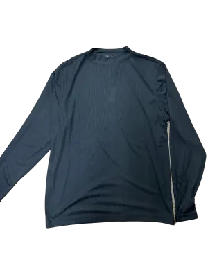 Tulliano Long Sleeve Ribbed Mock Neck - Black