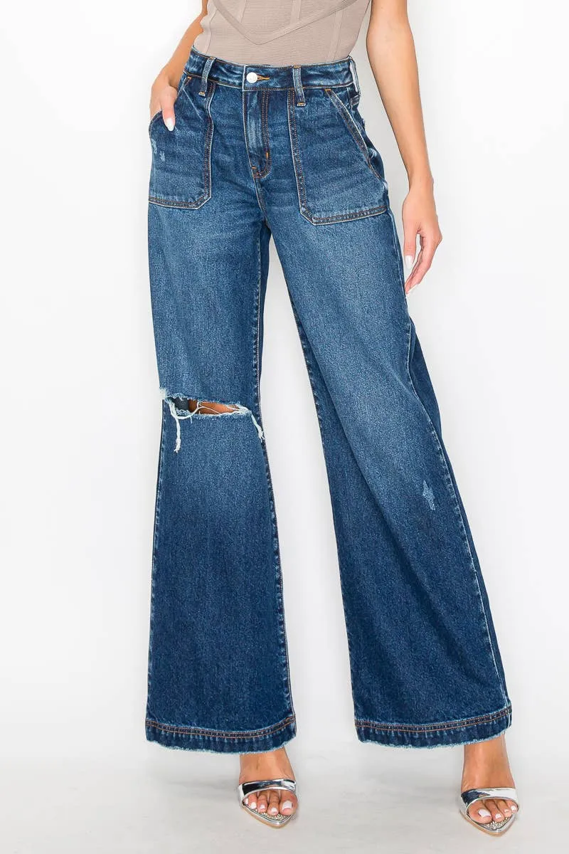 Ultra High Rise Flare Jeans