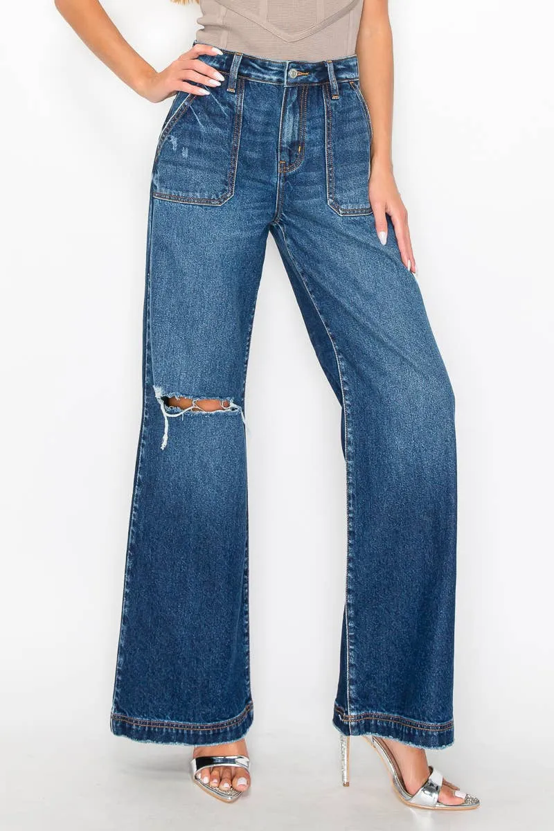 Ultra High Rise Flare Jeans
