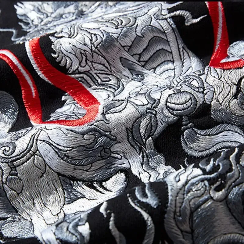 Unicorn Embroidered Oversized Hoodie for Comfortable Y2K Style