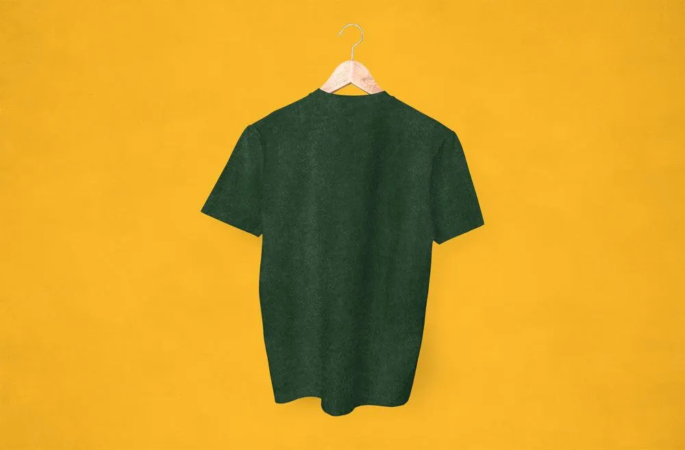 Unisex Olive Green Acid Wash Oversized T-Shirt