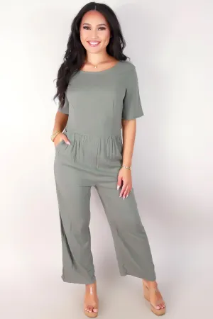 V-BACK JUMPSUIT