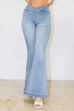 V Shape Waist Jeans
