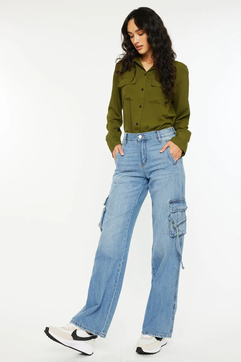 Val High Rise Wide Jeans