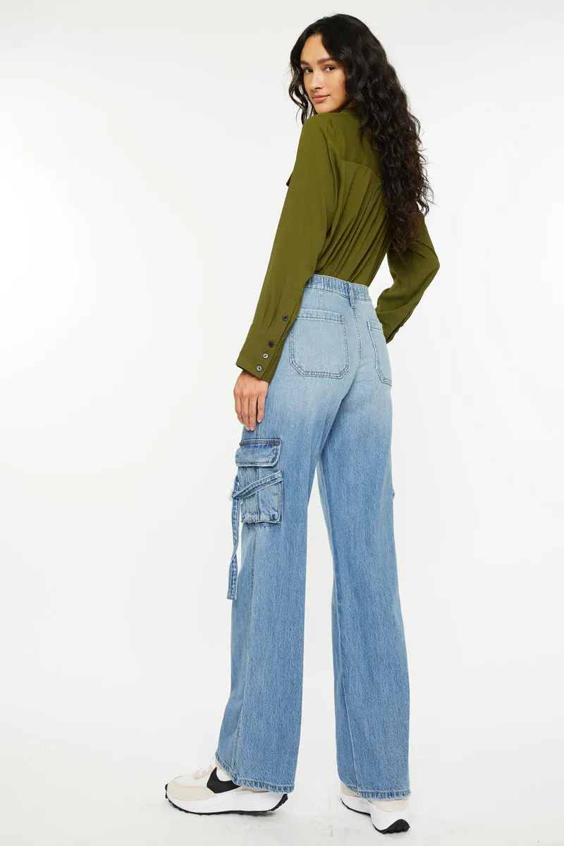Val High Rise Wide Jeans
