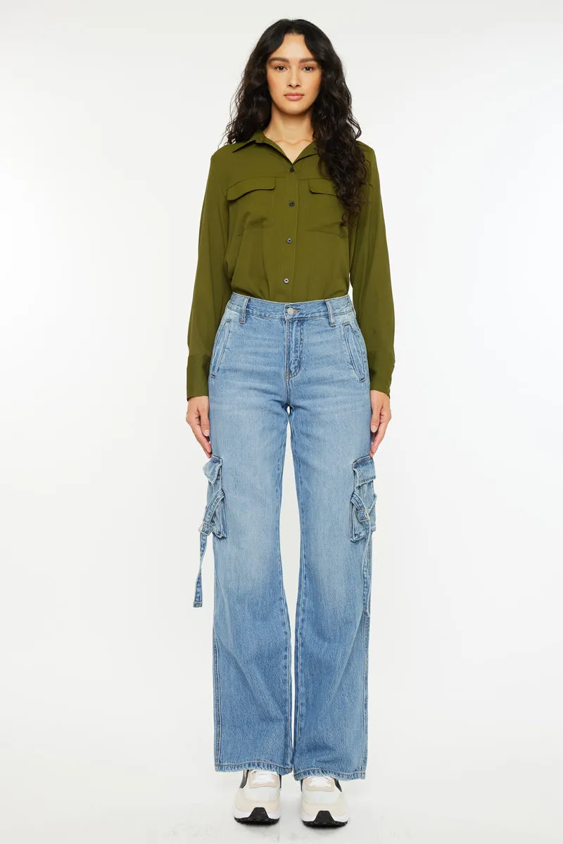 Val High Rise Wide Jeans