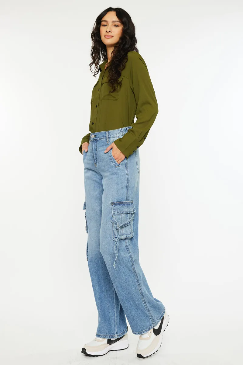 Val High Rise Wide Jeans
