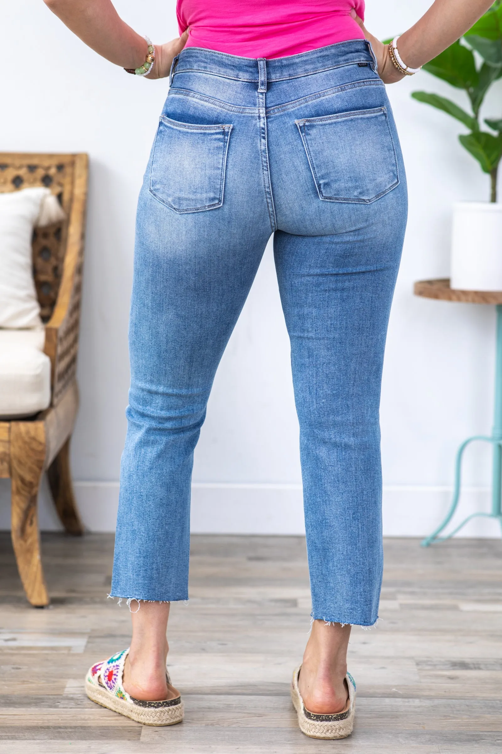 Vervet High Rise Straight Jeans