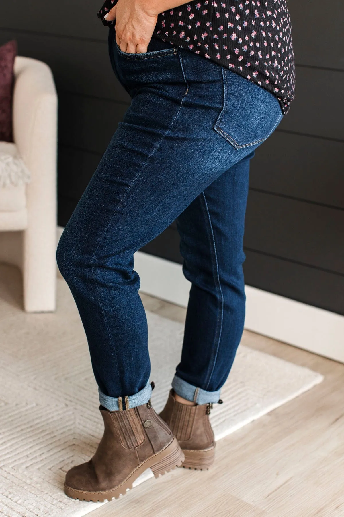 Vervet Tummy Control Skinny Jeans- Vivi Wash