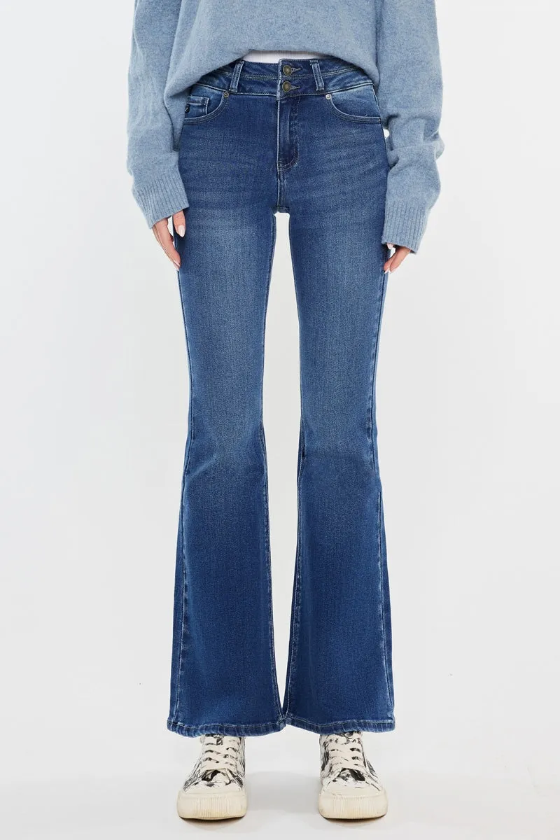 Vida High Rise Flare Jeans