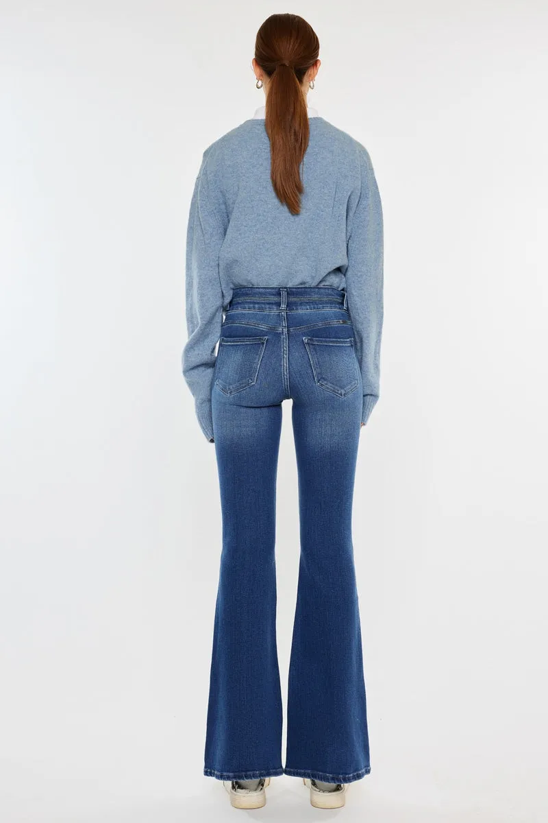 Vida High Rise Flare Jeans