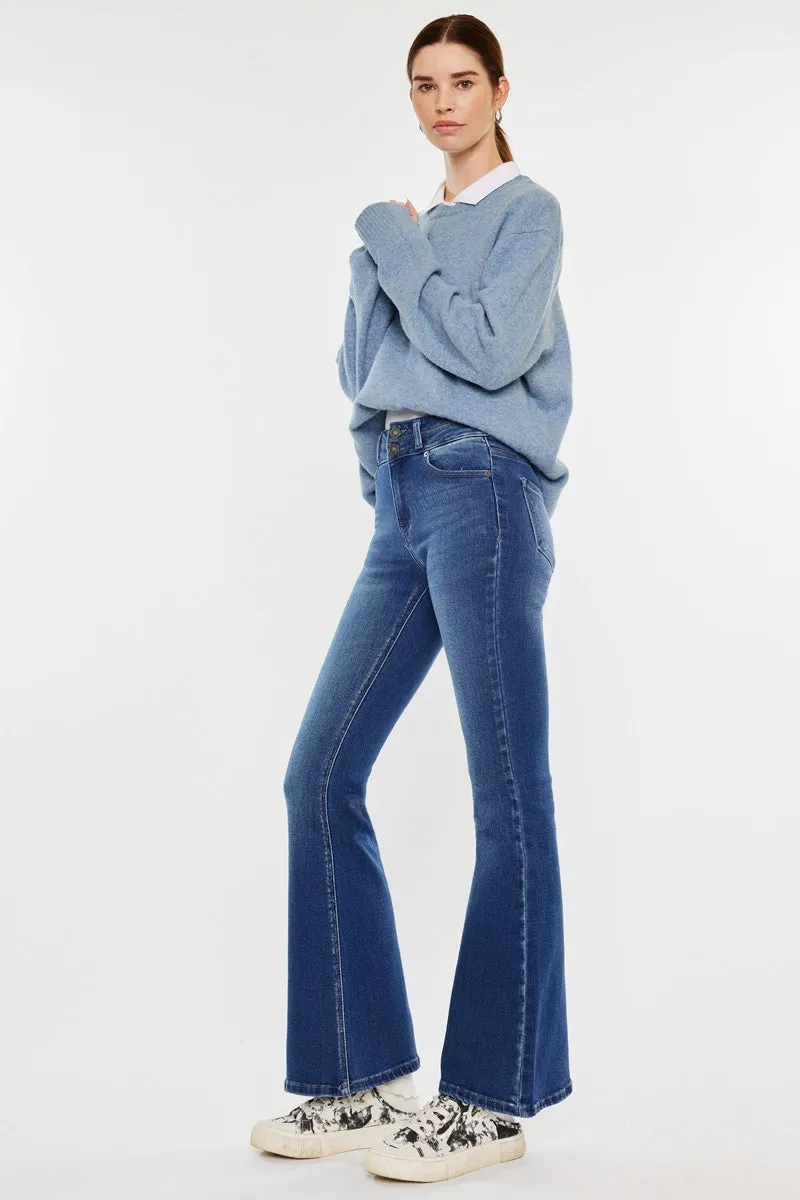 Vida High Rise Flare Jeans