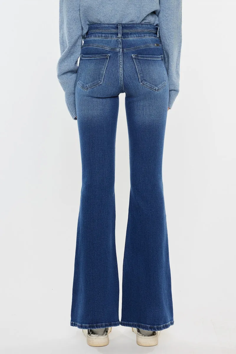 Vida High Rise Flare Jeans
