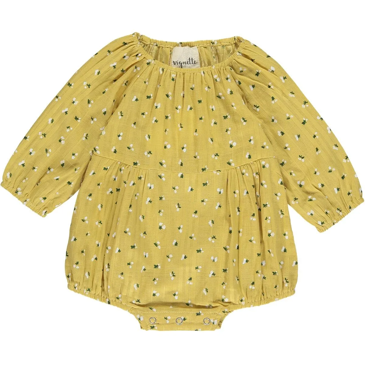 Vignette Gold Floral Daisy Bubble