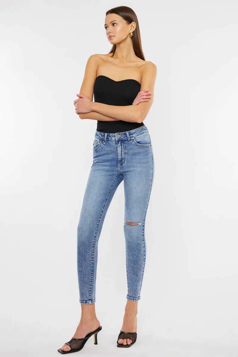 Vincity High Rise Ankle Skinny Jeans