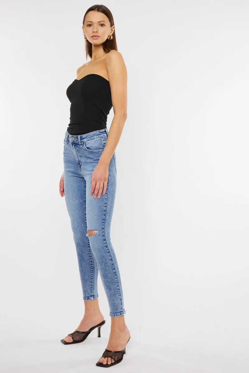 Vincity High Rise Ankle Skinny Jeans