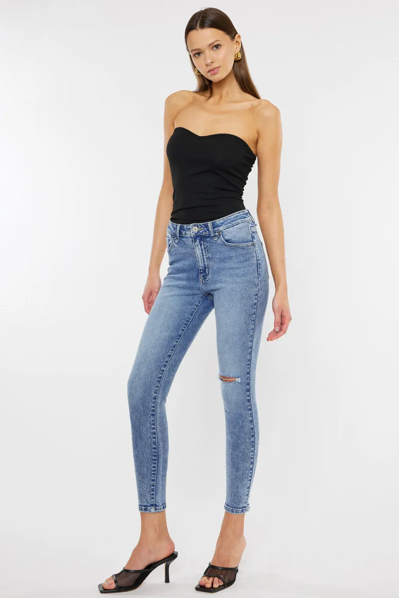 Vincity High Rise Ankle Skinny Jeans