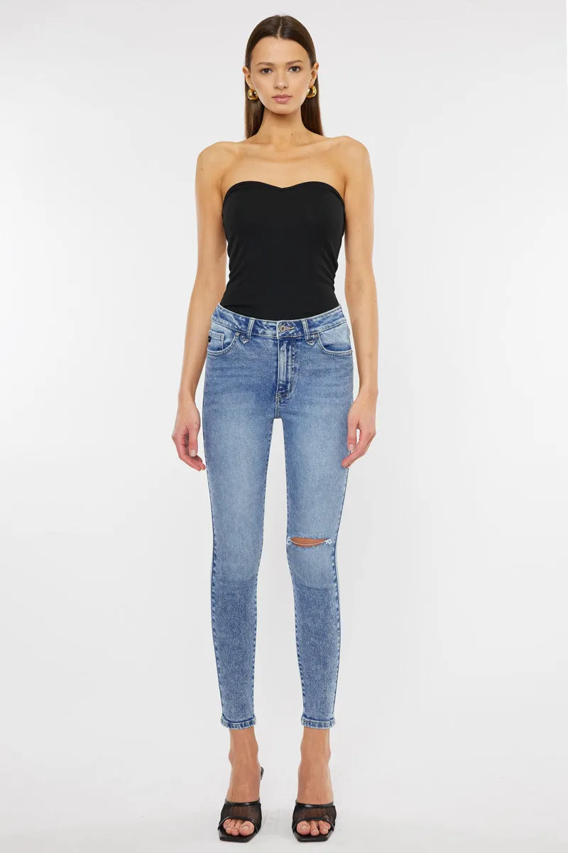 Vincity High Rise Ankle Skinny Jeans