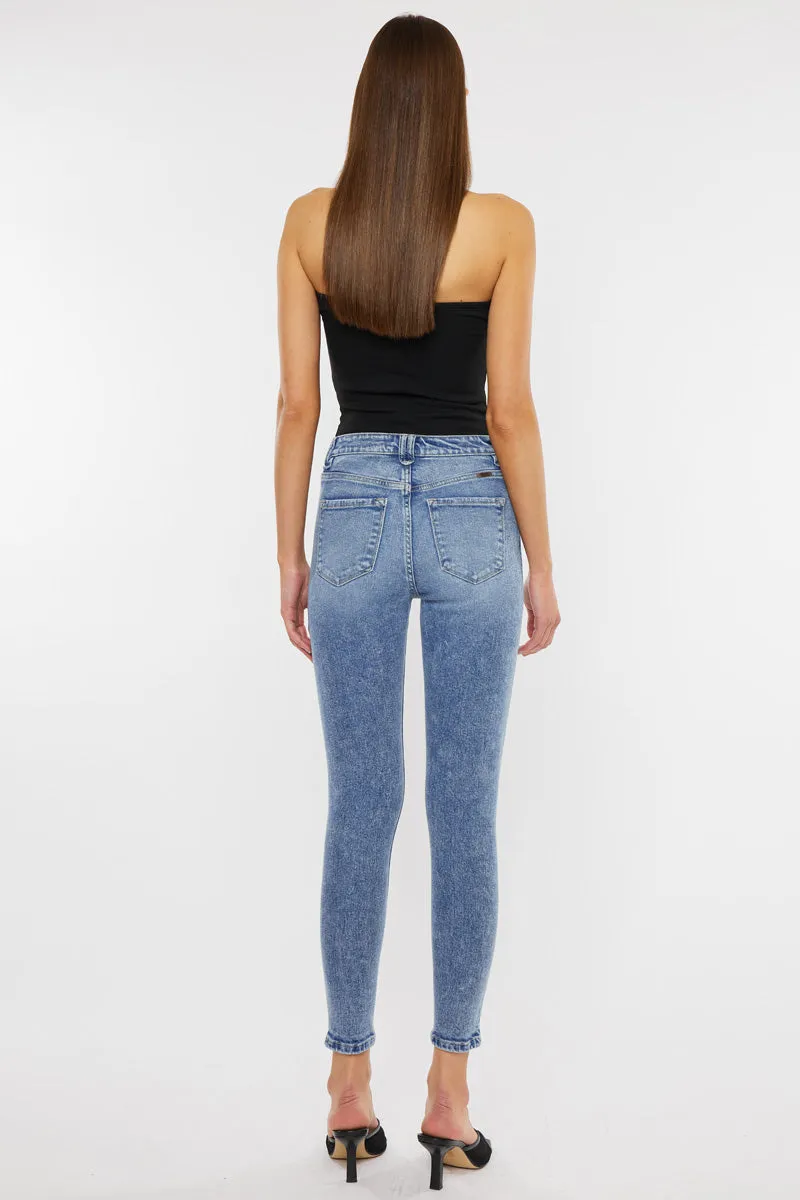 Vincity High Rise Ankle Skinny Jeans