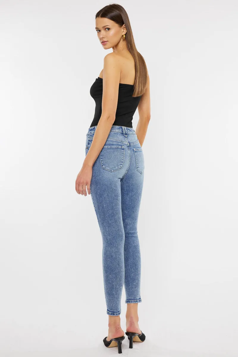 Vincity High Rise Ankle Skinny Jeans