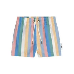 Vintage Stripe Swim Short