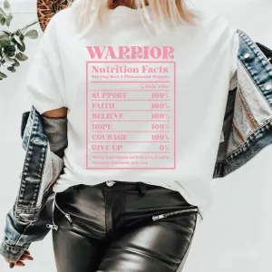 Warrior Nutrition Facts Breast Cancer Awareness