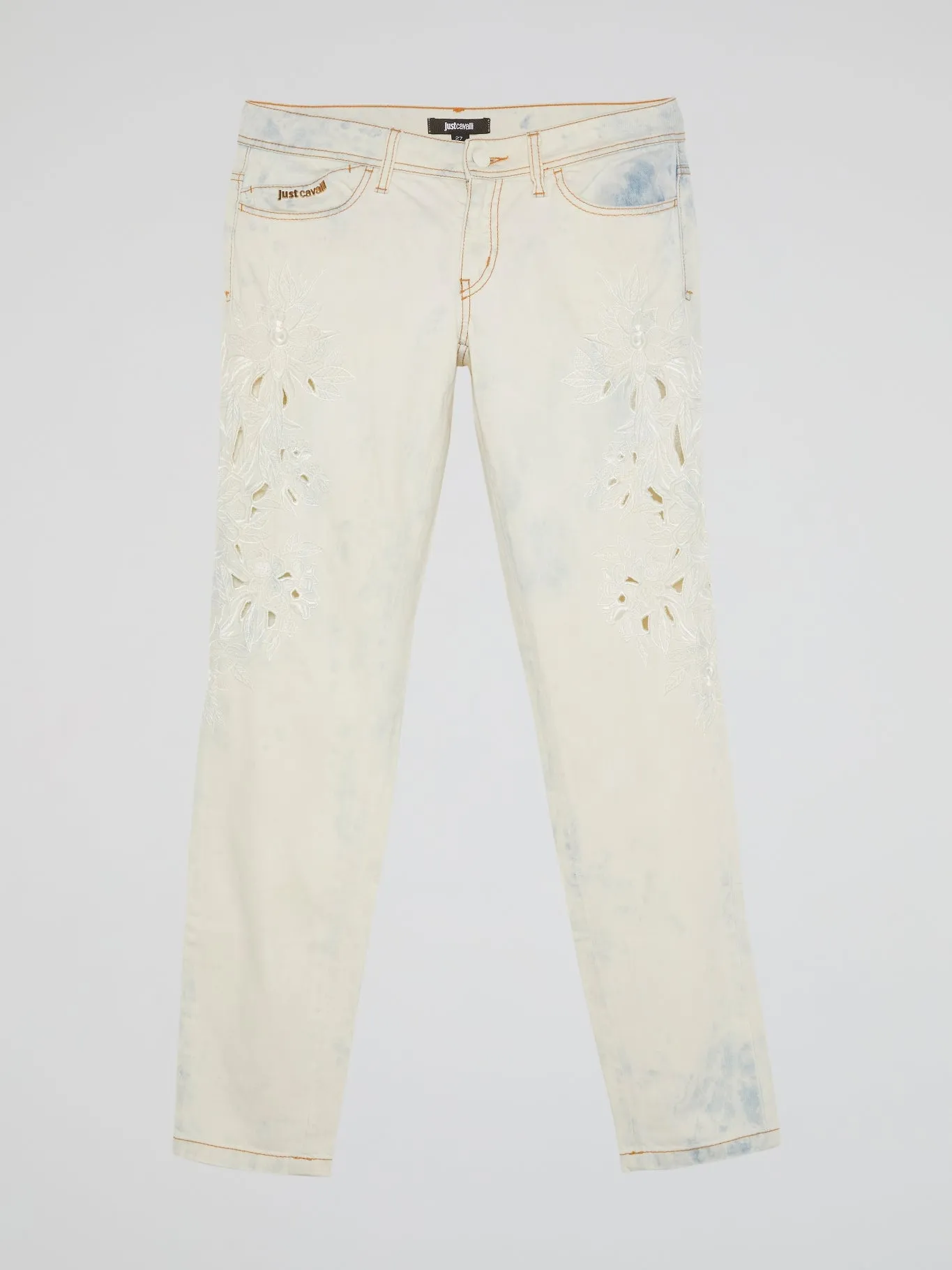 White Acid Wash Jeans