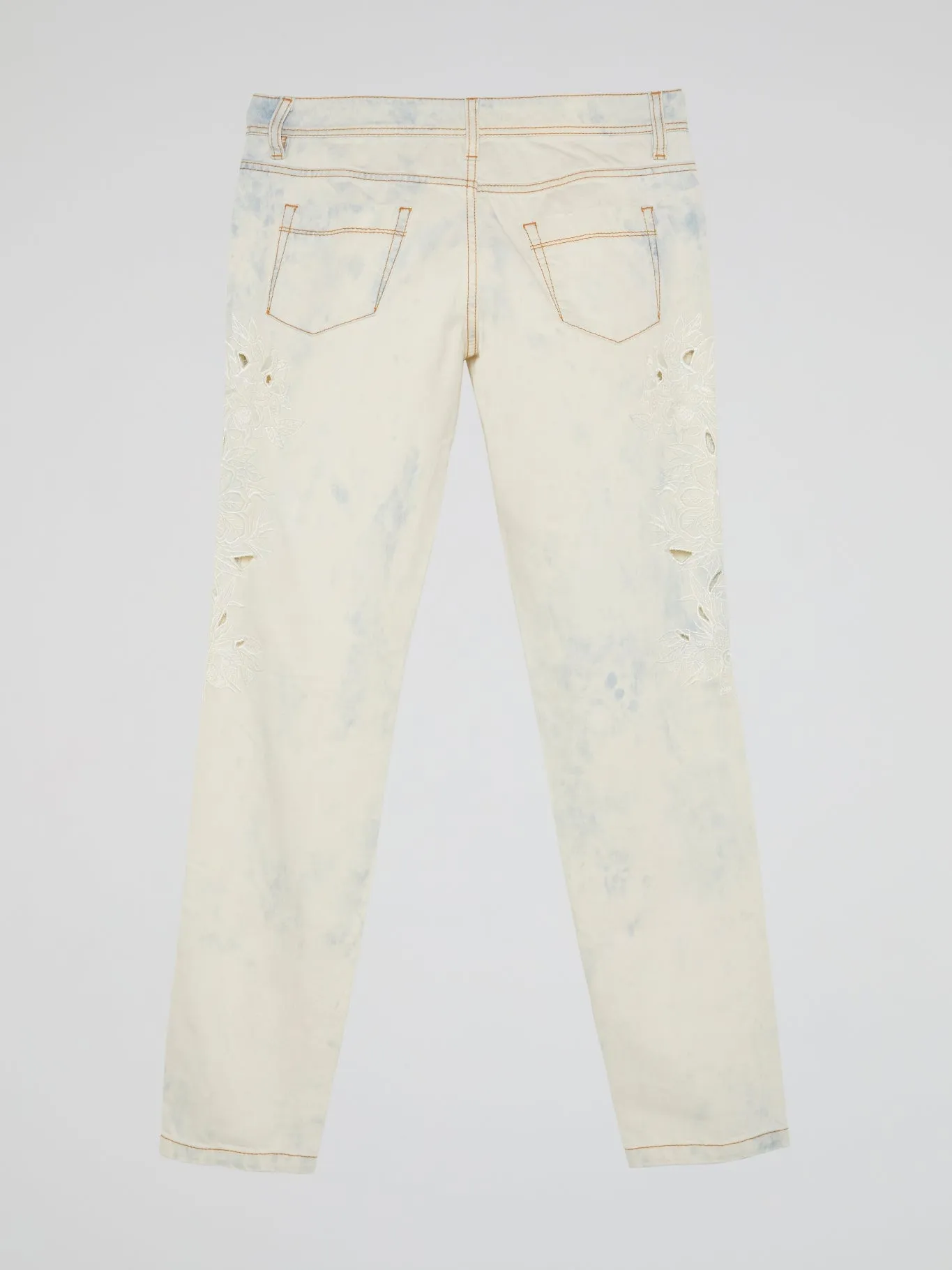 White Acid Wash Jeans