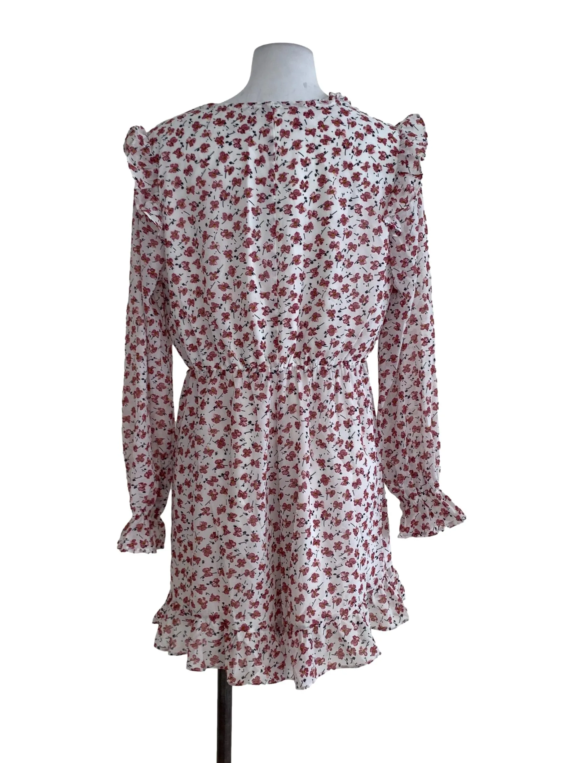 White Floral Romper