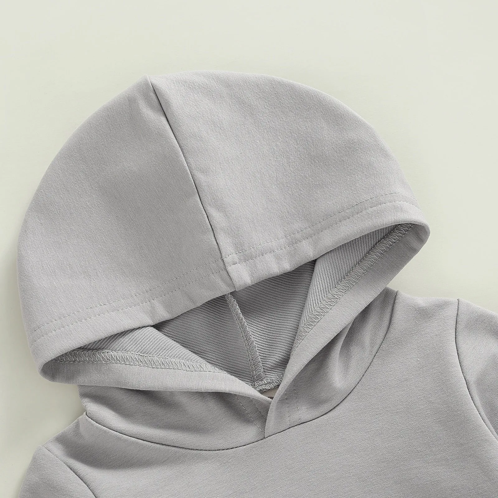 White Pocket Hoodie Set