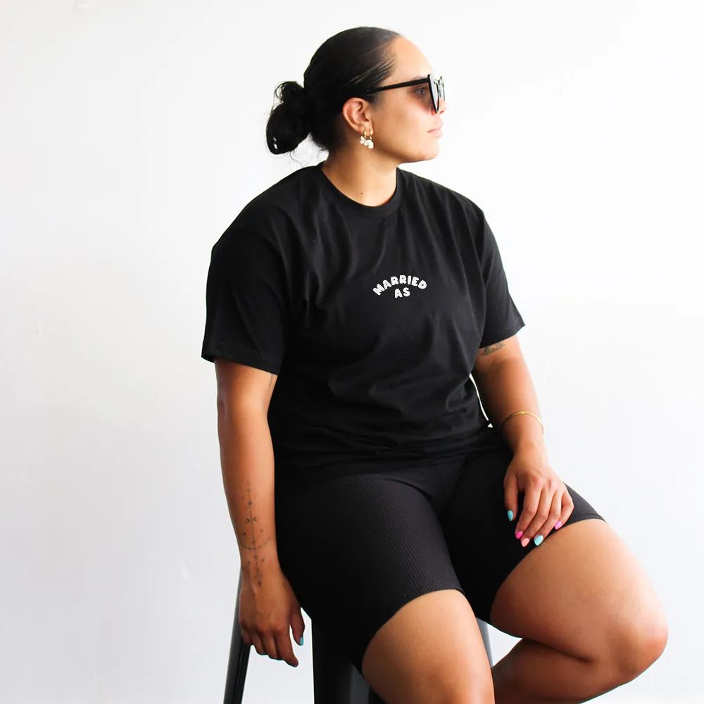 Wifey Tee | White on Black