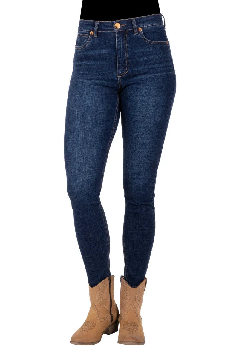 Wrangler Sierra Ladies Skinny Jeans Old Indigo