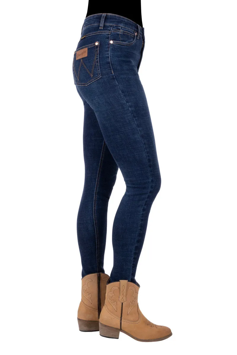 Wrangler Sierra Ladies Skinny Jeans Old Indigo